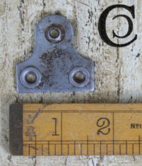 Mirror Picture Plate Plain Holes Antique Iron 38mm