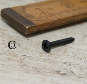 Wood Screw Pozi Raised SEB Countersunk 6g x 25mm