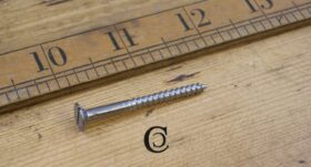 Woodscrew Slotted Flat Countersunk Steel AI 8g x 45mm 4.0 x 45mm