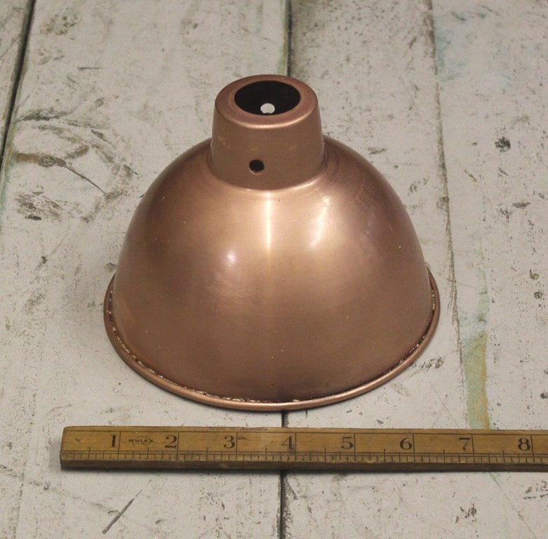 Pendant Hanging Light Shade Study Dull, Copper Coloured Light Shades