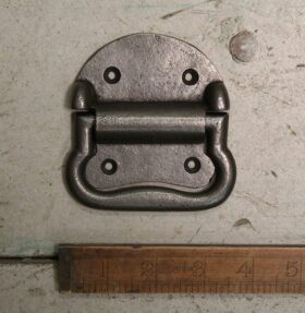 Chest Lifting Handle Heavy Cast Iron 2 Part Antique Iron 100mm