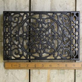 Air Brick Trivet Decorative Satin  Black 235 x 152 x 50mm