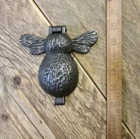 Door Knocker BEE design Cast Antique Iron 125mm