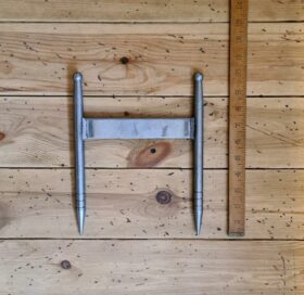 Boot Scraper Steel Spikes Sheffield Steelworks Antique Iron 250mm